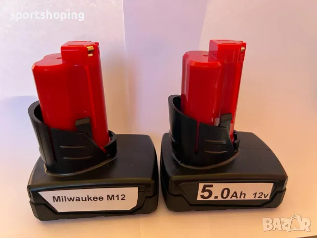 Батерия Milwaukee M12/5Ah и M18/6Ah, снимка 2 - Винтоверти - 47671781