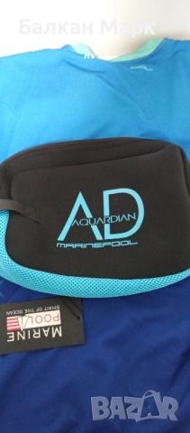 Aquardian Pro Shirt Marinepool – Премиум защитна блуза с подемна сила 50N, ISO 12402-5, снимка 5 - Водни спортове - 52442248