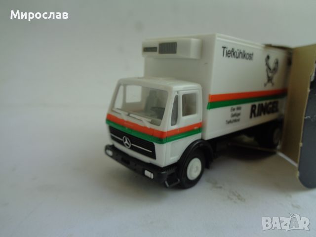 HERPA H0 1/87 MERCEDES BENZ КАМИОН МОДЕЛ КОЛИЧКА , снимка 2 - Колекции - 45900519