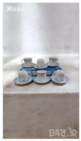 Порцеланов сервиз за кафе, капучино или чай различни разцветки и шарки , снимка 7 - Сервизи - 52615132