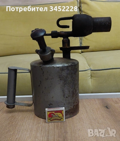 горелка бензинова лампа от соца , снимка 6 - Антикварни и старинни предмети - 52586796
