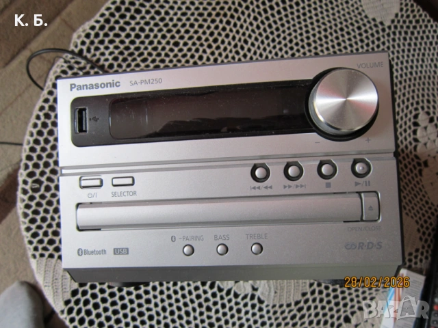 Мини уредба Panasonic SA-RM250, снимка 5 - Аудиосистеми - 53656098