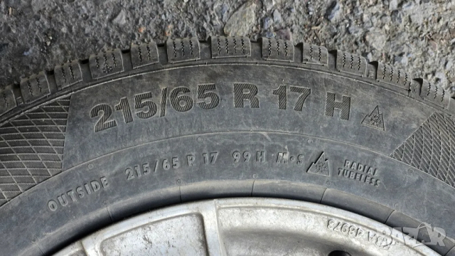 4 броя 215 65 17 зимни гуми Continental WinterContact и Vredestein Wintrac pro, снимка 7 - Гуми и джанти - 49393418