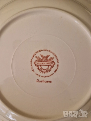 Комплект чинии Villeroy & Boch — „Rusticana Red“, снимка 5 - Чинии - 52211953