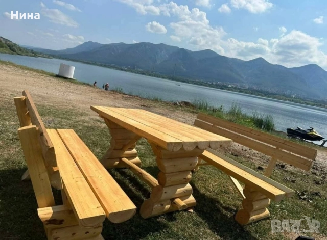 Маса с две пейки , снимка 2 - Маси - 52213657