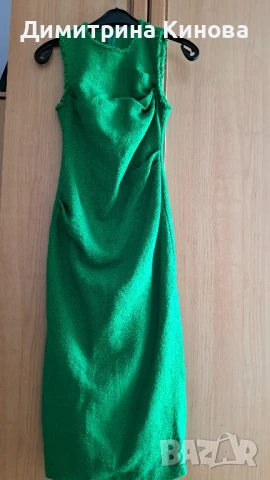 Zara - s - 26 дълга памучна елегантна рокля