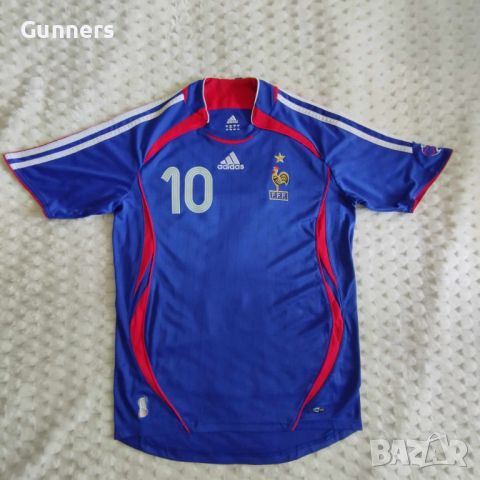 France x # Zidane 06/07 Home Shirt, S, снимка 2 - Спортни дрехи, екипи - 45399793