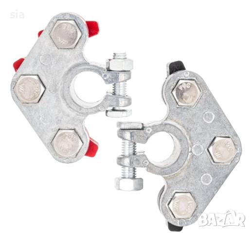 Клеми Поцинковани за акумулатор 800А, 2 броя , снимка 3 - Аксесоари и консумативи - 52235648