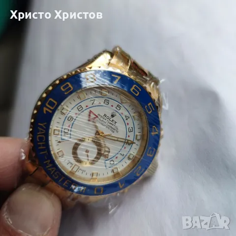 Мъжки луксозен часовник Rolex Yacht-Master II 18ct Yellow Gold  Mercedes 44 Regatta, снимка 18 - Мъжки - 47227675