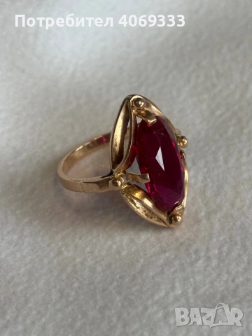 Руски златен пръстен 4.5 гр 14 карата(583), снимка 3 - Пръстени - 54175506