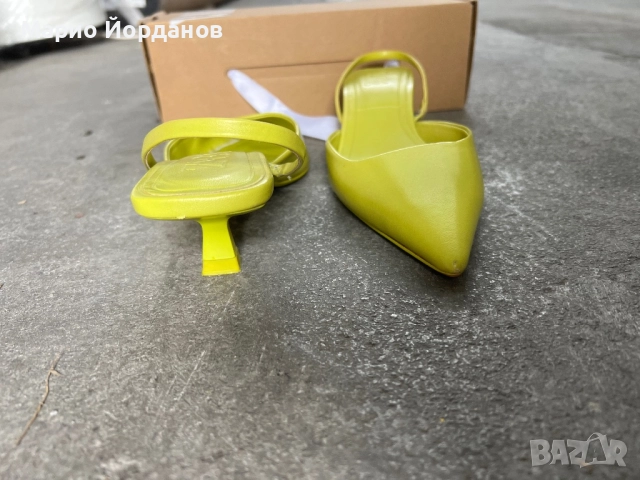 Ниски токчета с каишка ZARA, снимка 3 - Дамски обувки на ток - 52214812