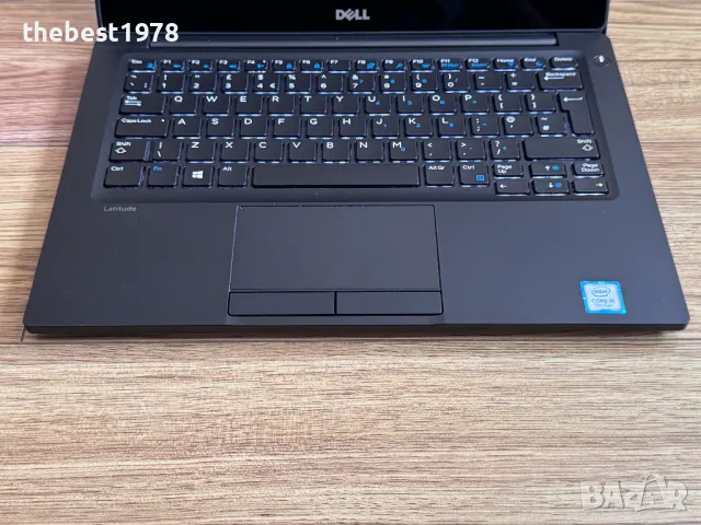 12.5 Dell 7280 Touch`Core i5-7300U/16GB DDR4/256GB NVMe/Full HD IPS/Подсветка, снимка 4 - Лаптопи за работа - 48758050