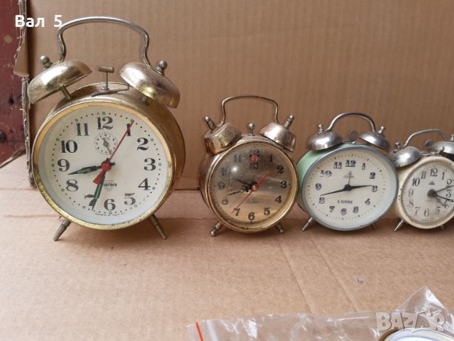 Лот будилници , часовници - 8 броя . Стар часовник, снимка 2 - Антикварни и старинни предмети - 45752595