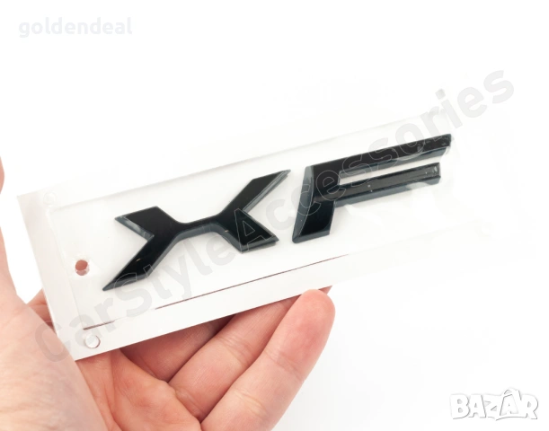 Jaguar XF Ягуар Букви за Задения Капак Черни Емблема Надпис 