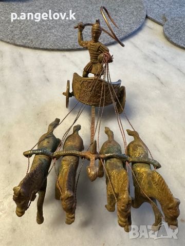 Римска колесница , снимка 4 - Антикварни и старинни предмети - 46417889