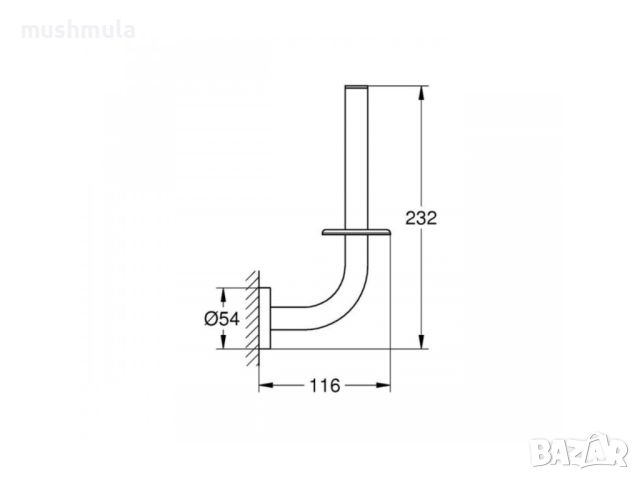 Нова поставка за тоалетна хартия Grohe, снимка 4 - Други - 46188480