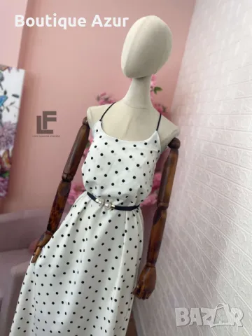 Рокля LFS Lovely Satin White  , снимка 5 - Рокли - 50329424