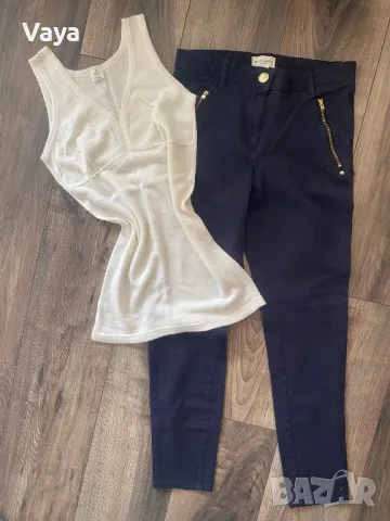 Клинове/панталони с блузи размер S, снимка 5 - Комплекти - 49898198