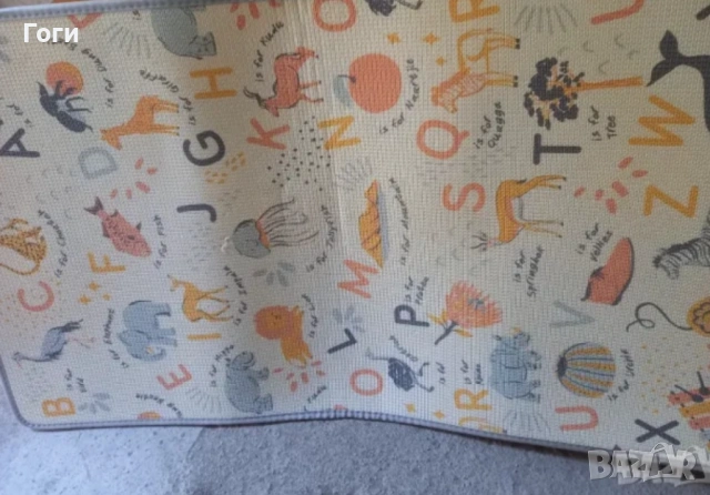 Детска постелка за земята . Размери 100х 170. Може да се навие и да се прибира , снимка 3 - Мебели за детската стая - 53330079