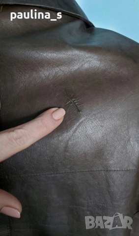 Два различни броя / Мъжко яке "Biker" и "Tommy Hilfiger" / естествена кожа / голям размер , снимка 15 - Якета - 44322536