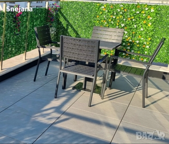 Маса и 4 бр. Столове за 150€. от 450€ два комплекта, снимка 4 - Градински мебели, декорация  - 51780278