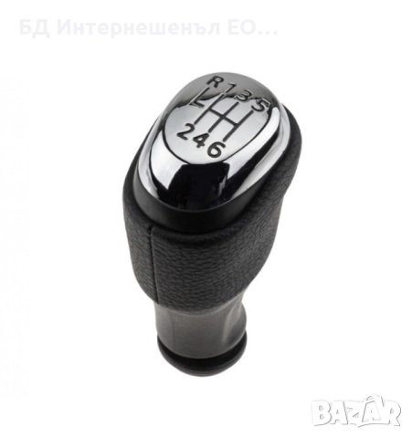 Топка за скоростен лост, Renault, Clio 4 IV MK4, 6 скорости, Хром