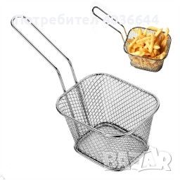Перфектна кошница за пържене или сервиране 12x10cm – Компактност и качество в едно, снимка 1 - Съдове за готвене - 46279816