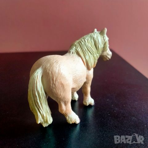 Колекционерска фигурка Schleich Miniature Shetland Pony Germany 1995 13232, снимка 2 - Колекции - 46416763