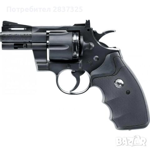 Въздушен пистолет Colt Python 2,5'' с CO2 - кал. 4,5 мм, снимка 1 - Въздушно оръжие - 46303567