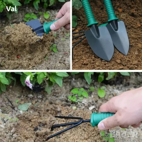 Комплект градински инструменти 5 в 1 с куфар – всичко необходимо за засаждане и поддръжка, снимка 7 - Градински инструменти - 53051445