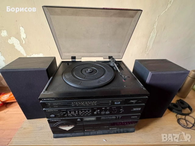 касетофон CROWN, снимка 2 - Радиокасетофони, транзистори - 52506229