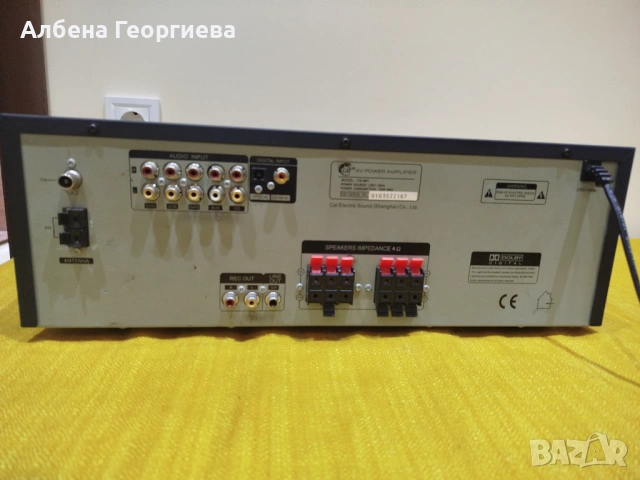Усилвател с тунер  CAT CS - 907 -120 W, снимка 11 - Ресийвъри, усилватели, смесителни пултове - 53925996