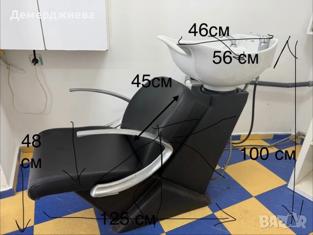 Фризьорска измивна колона, снимка 2 - Фризьорски принадлежности - 53588222