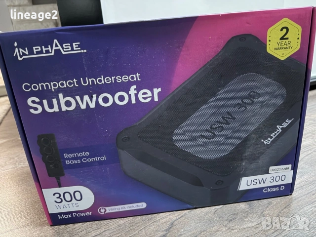 In phase subwoofer за кола