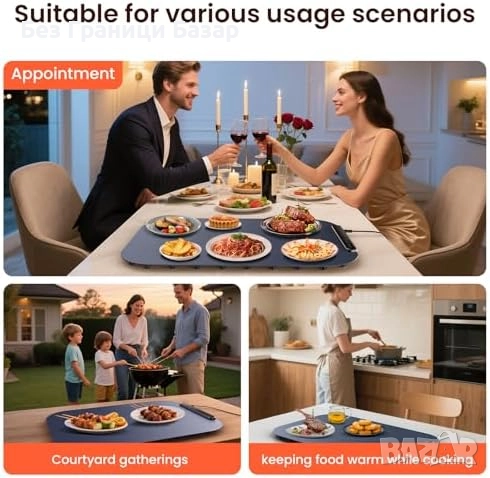 Нова Силиконова подложка за топла храна – голям размер и лесно почистване, снимка 9 - Други - 51760984