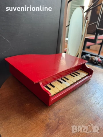 дървен музикален сувенир играчка пиано, снимка 2 - Музикални играчки - 51092981