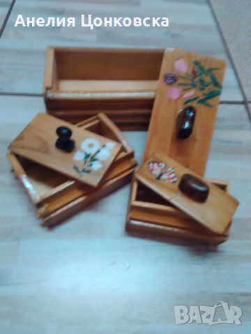 Кутии от дърво, снимка 2 - Сувенири от дърво - 45194378