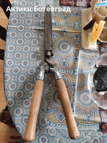 Антикварна ножица за храсти SOLINGEN , снимка 6 - Антикварни и старинни предмети - 53455588