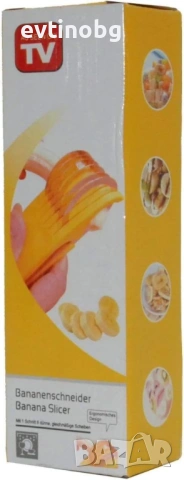 Функционална стоманена резачка за банани, резачка за плодове , снимка 3 - Аксесоари за кухня - 54041646