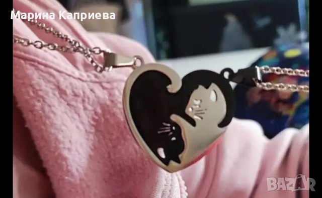 Две колиета Best Friend/ За него и нея. В наличност два цвята #K-95, снимка 3 - Колиета, медальони, синджири - 51500949