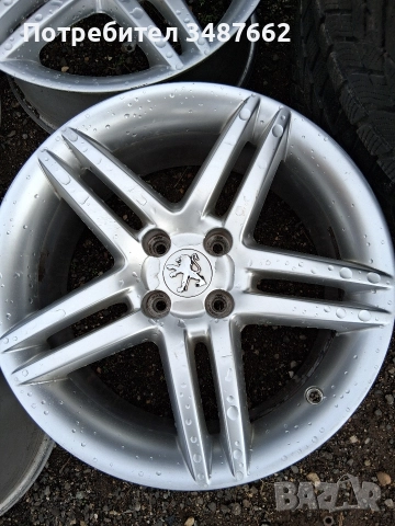 17цола оригинални за Пежо Ситроен 7J ×17 ет 17 4×108 ц.65.1 , снимка 3 - Гуми и джанти - 52545631