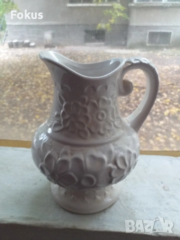 Бяла кана немска керамика колекционерска, снимка 2 - Антикварни и старинни предмети - 53451904