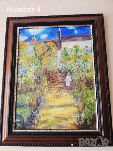 Картина Дете в градина масло