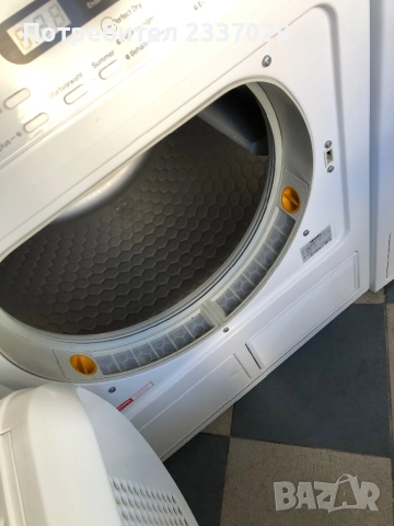 Сушилня:МиелеТ8861WP-едиш:111-8кг,обслужена-1год гаранция,термопомпа,дисплей,клас:А+++, снимка 3 - Сушилни - 52748782