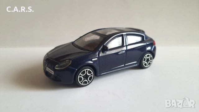 Alfa Romeo Giulietta Bburago - Мащаб 1:43, снимка 2 - Колекции - 53859530