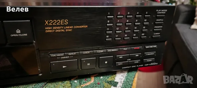 Sony Cdp X222ES Cd Player с дистанционно , снимка 1 - Аудиосистеми - 48271794