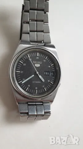 Мъжки часовник Seiko 5 Automatic, снимка 6 - Антикварни и старинни предмети - 47226246