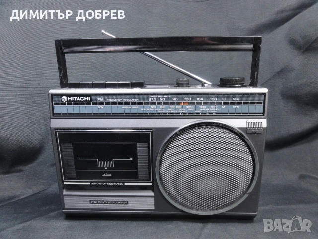 СТАР РЕТРО ТРАНЗИСТОР РАДИО КАСЕТОФОН HITACHI TRK-510E