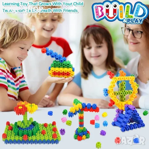 STEM Building blocks toy конструктор 300 части  , снимка 6 - Конструктори - 48507706