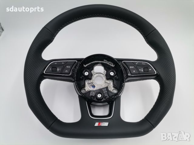 НОВ OE Audi S Line Мулти Спортен Волан Перфо Кожа A1 Q2 81A419091AC, снимка 2 - Части - 45427456